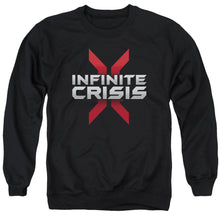 Load image into Gallery viewer, Infinite Crisis Logo Mens Crewneck Sweatshirt Black