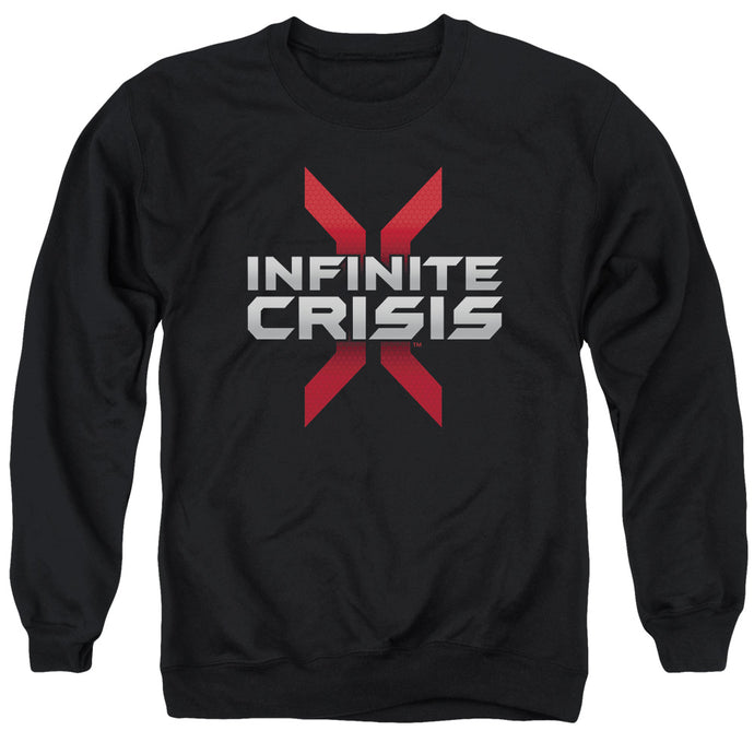 Infinite Crisis Logo Mens Crewneck Sweatshirt Black