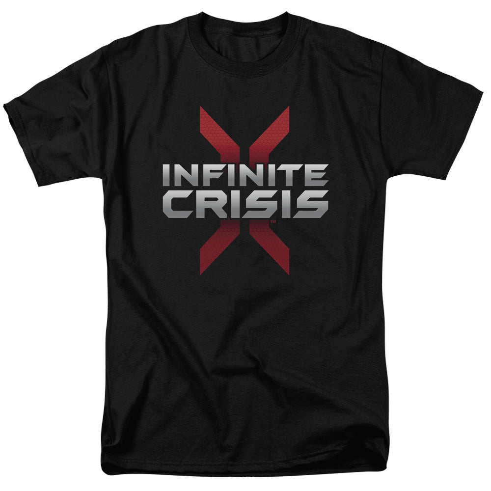 Infinite Crisis Logo Mens T Shirt Black