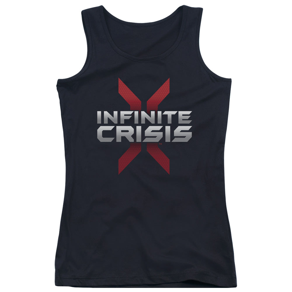 Infinite Crisis Logo Womens Tank Top Shirt Black