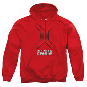 Infinite Crisis Title Mens Hoodie Red