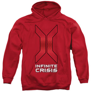 Infinite Crisis Title Mens Hoodie Red