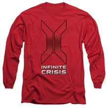 Load image into Gallery viewer, Infinite Crisis Title Mens Long Sleeve Shirt Red