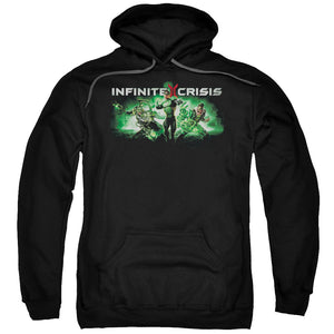 Infinite Crisis Ic Green Mens Hoodie Black