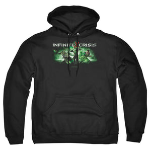 Infinite Crisis Ic Green Mens Hoodie Black