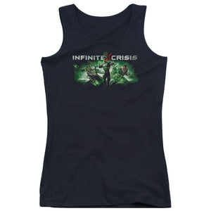 Infinite Crisis Ic Green Womens Tank Top Shirt Black