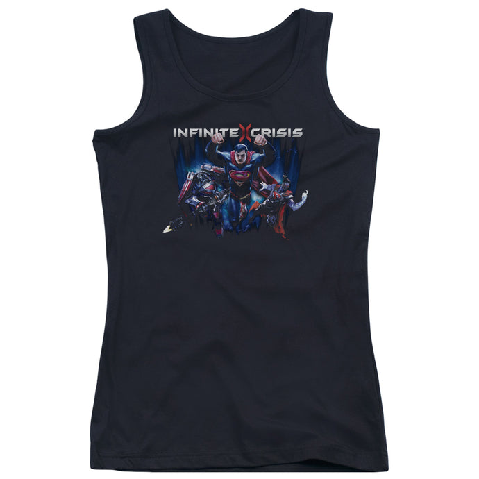 Infinite Crisis Ic Super Womens Tank Top Shirt Black