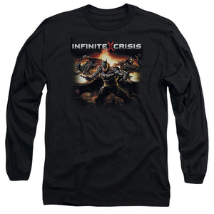 Infinite Crisis Batmen Mens Long Sleeve Shirt Black