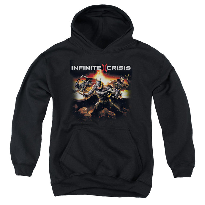 Infinite Crisis Batmen Kids Youth Hoodie Black