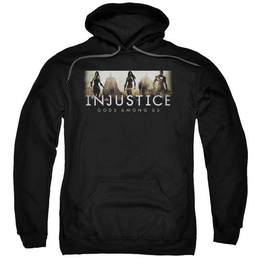 Injustice Gods Among Us Logo Mens Hoodie Black