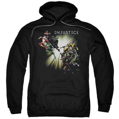 Injustice Gods Among Us Good Vs Evil Mens Hoodie Black