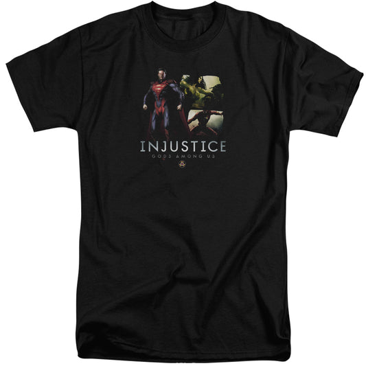 Injustice Gods Among Us Supermans Revenge Mens Tall T Shirt Black Officially Licensed