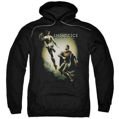 Injustice Gods Among Us Battle Of The Gods Mens Hoodie Black
