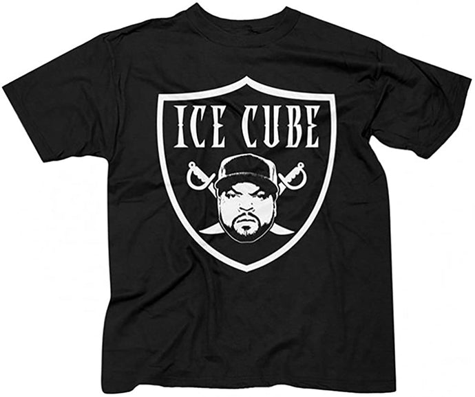Ice Cube Shield Mens T Shirt Black