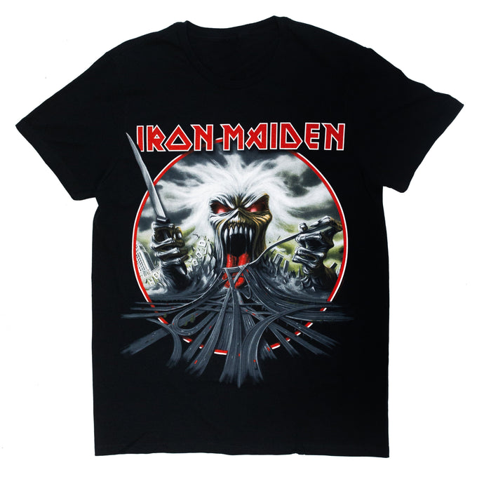 Iron Maiden California Highway Mens T Shirt Black