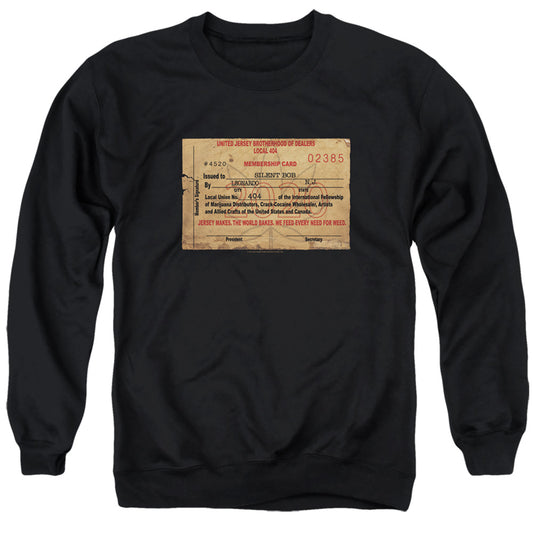 Jay and Silent Bob Dealer Card Mens Crewneck Sweatshirt Black