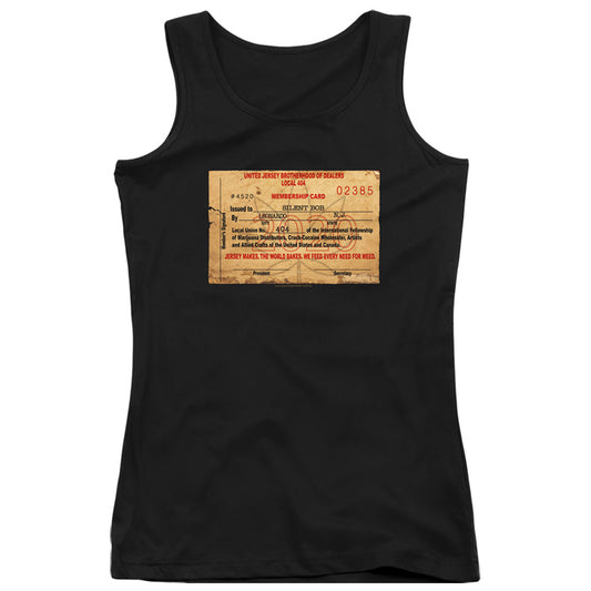 Jay and Silent Bob Dealer Card Womens Tank Top Shirt Black