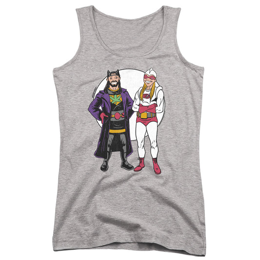 Jay and Silent Bob Bob Kane Cover Womens Tank Top Shirt Athletic Heather