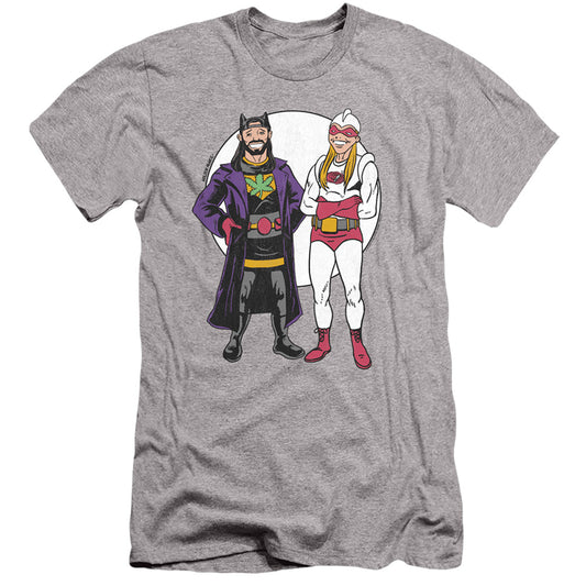 Jay and Silent Bob Bob Kane Cover Slim Fit Mens T Shirt Athletic Heather