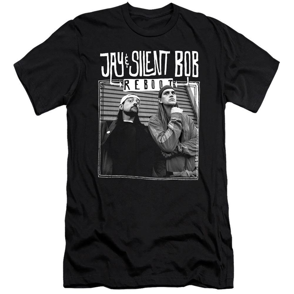 Jay and Silent Bob Taking It Back Slim Fit Mens T Shirt Black