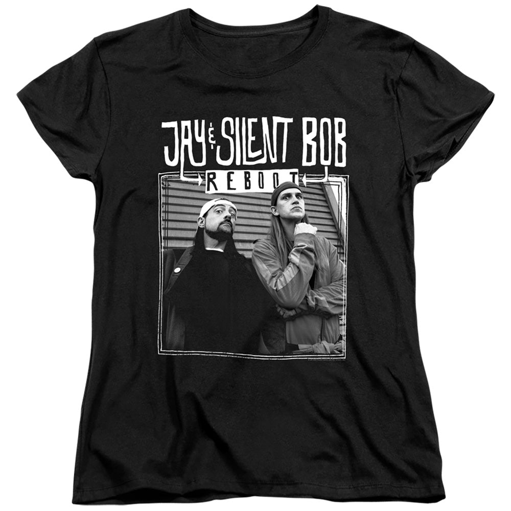 Jay and Silent Bob Taking It Back Womens T Shirt Black