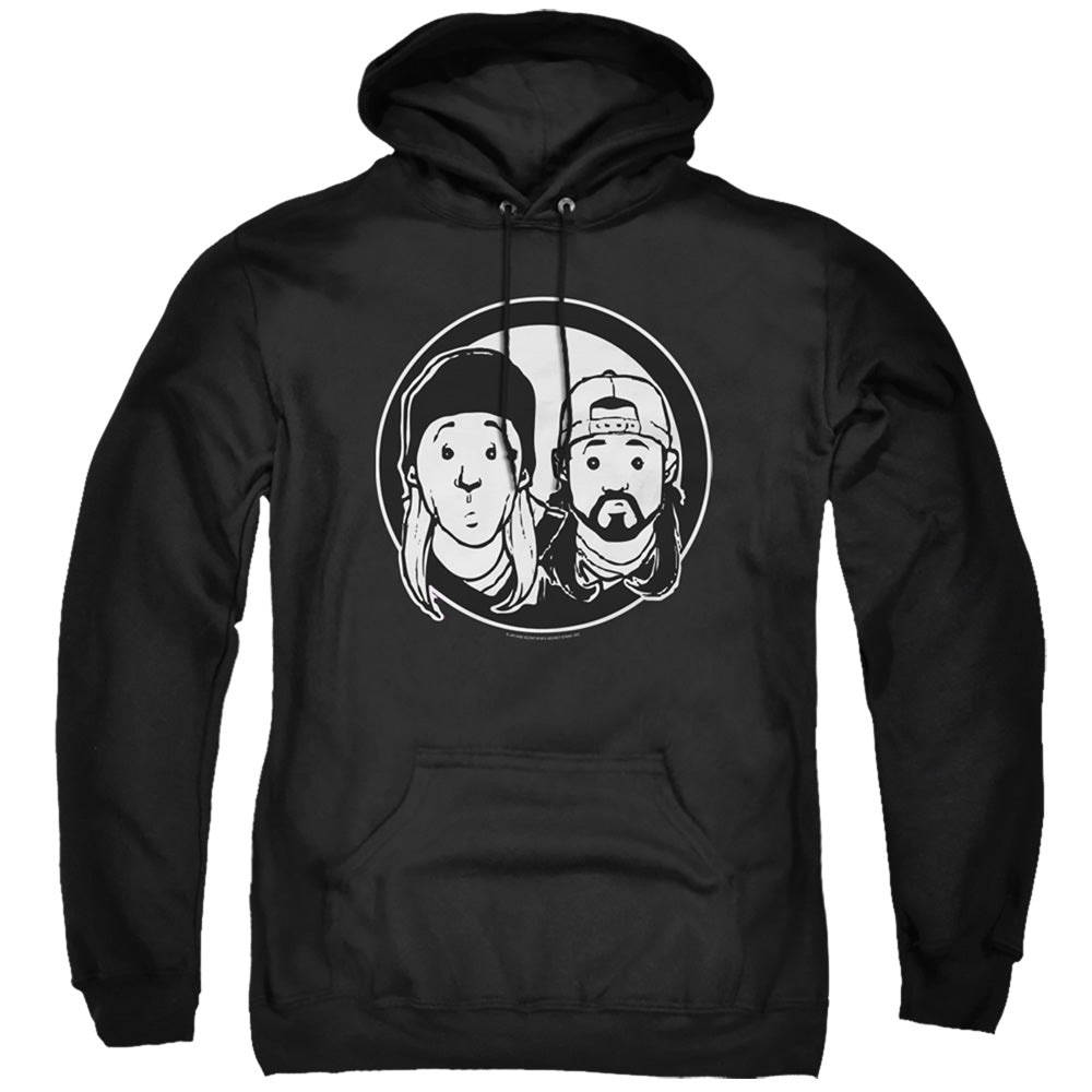 Jay and Silent Bob Just Jay and Silent Bob Mens Hoodie Black