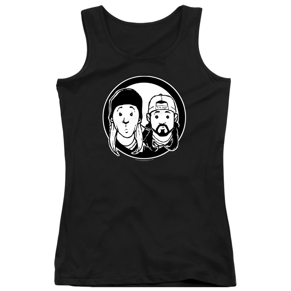 Jay and Silent Bob Just Jay and Silent Bob Womens Tank Top Shirt Black