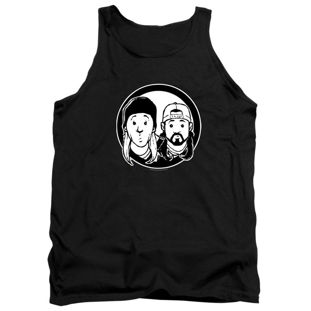 Jay and Silent Bob Just Jay and Silent Bob Mens Tank Top Shirt Black