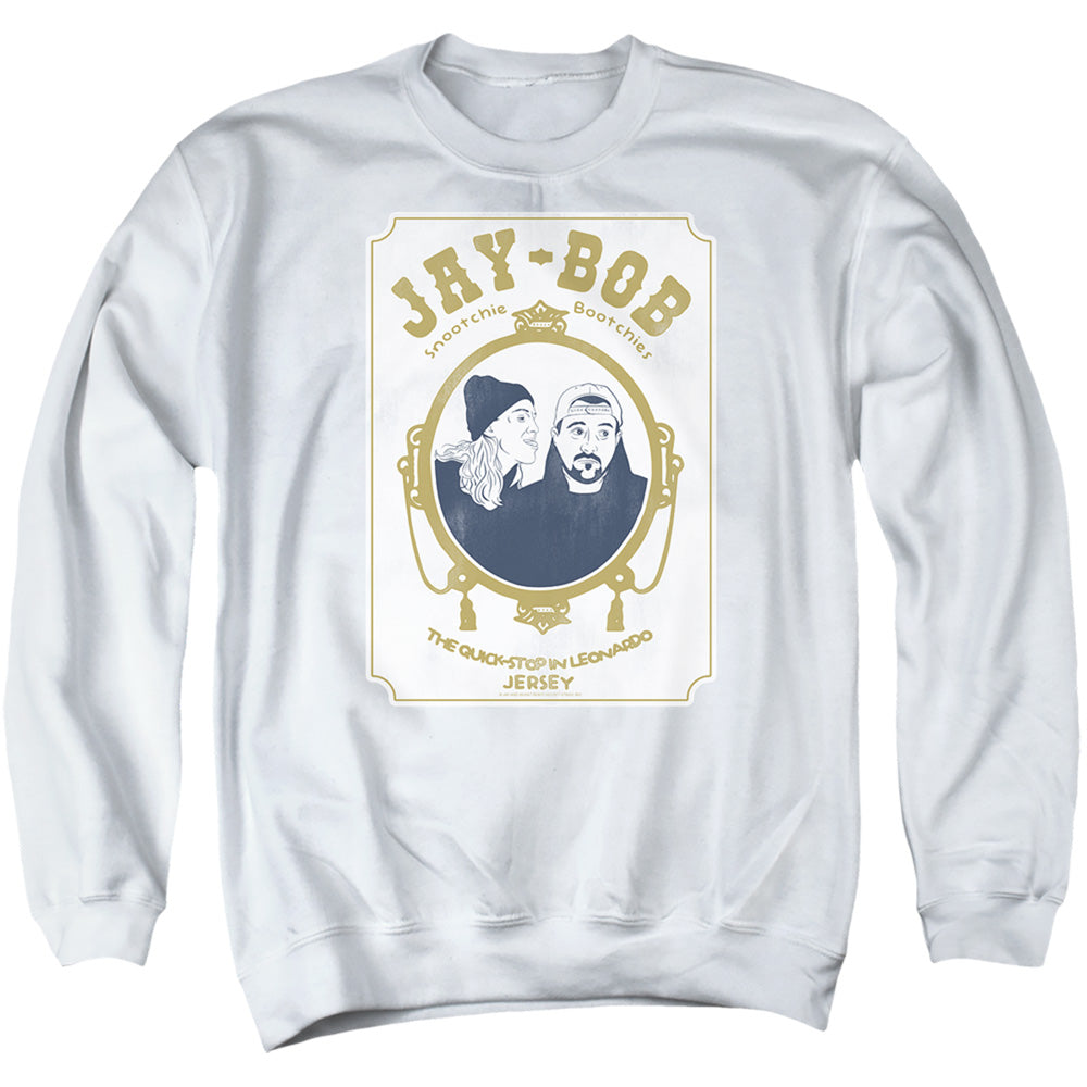 Jay and Silent Bob Jay Bob Mens Crewneck Sweatshirt White