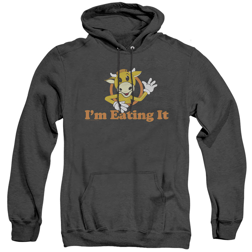 Jay and Silent Bob Im Eating It Heather Mens Hoodie Black