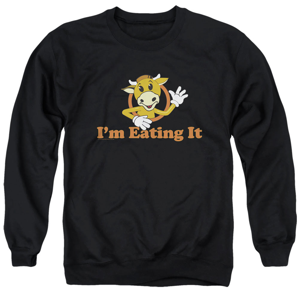 Jay and Silent Bob Im Eating It Mens Crewneck Sweatshirt Black