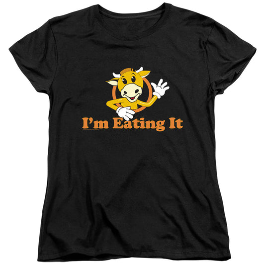 Jay and Silent Bob Im Eating It Womens T Shirt Black