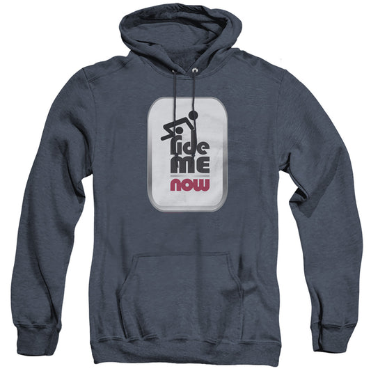 Jay and Silent Bob Ride Me Now Heather Mens Hoodie Navy Blue