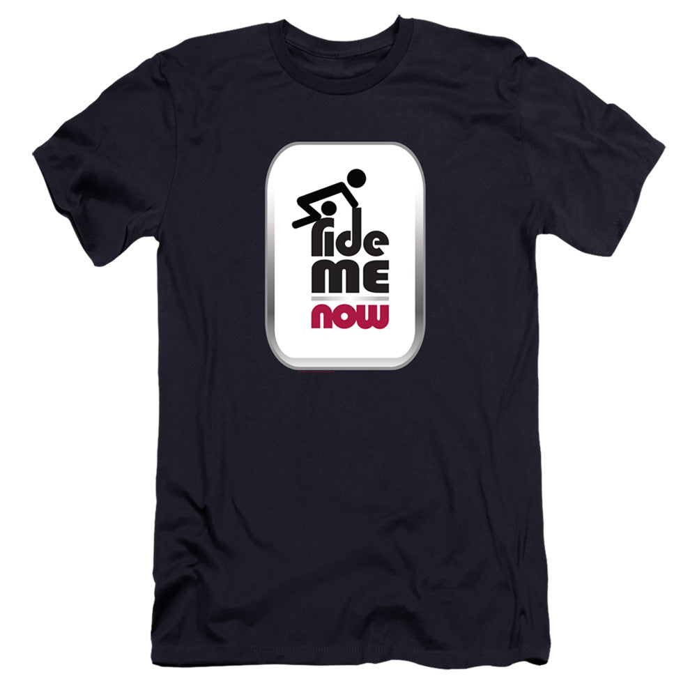 Jay and Silent Bob Ride Me Now Premium Bella Canvas Slim Fit Mens T Shirt Navy Blue