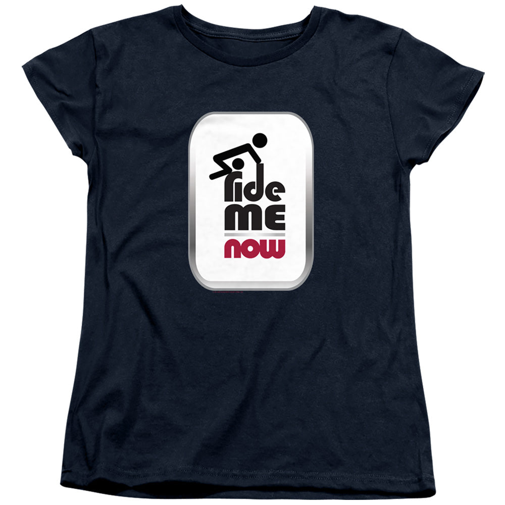 Jay and Silent Bob Ride Me Now Womens T Shirt Navy Blue