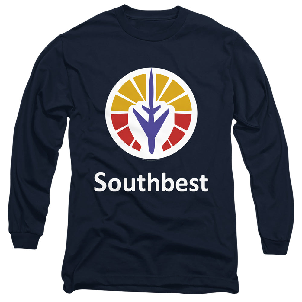 Jay and Silent Bob South Best Mens Long Sleeve Shirt Navy Blue