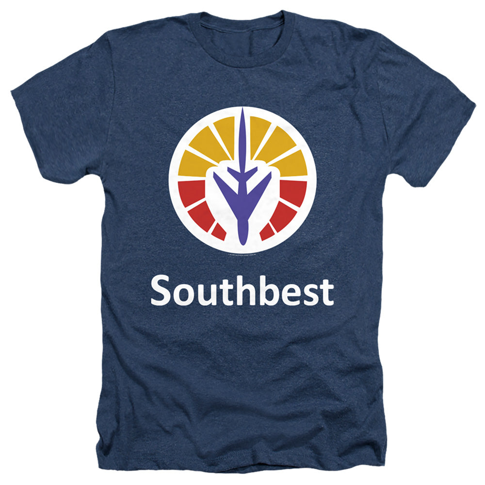 Jay and Silent Bob South Best Heather Mens T Shirt Navy Blue