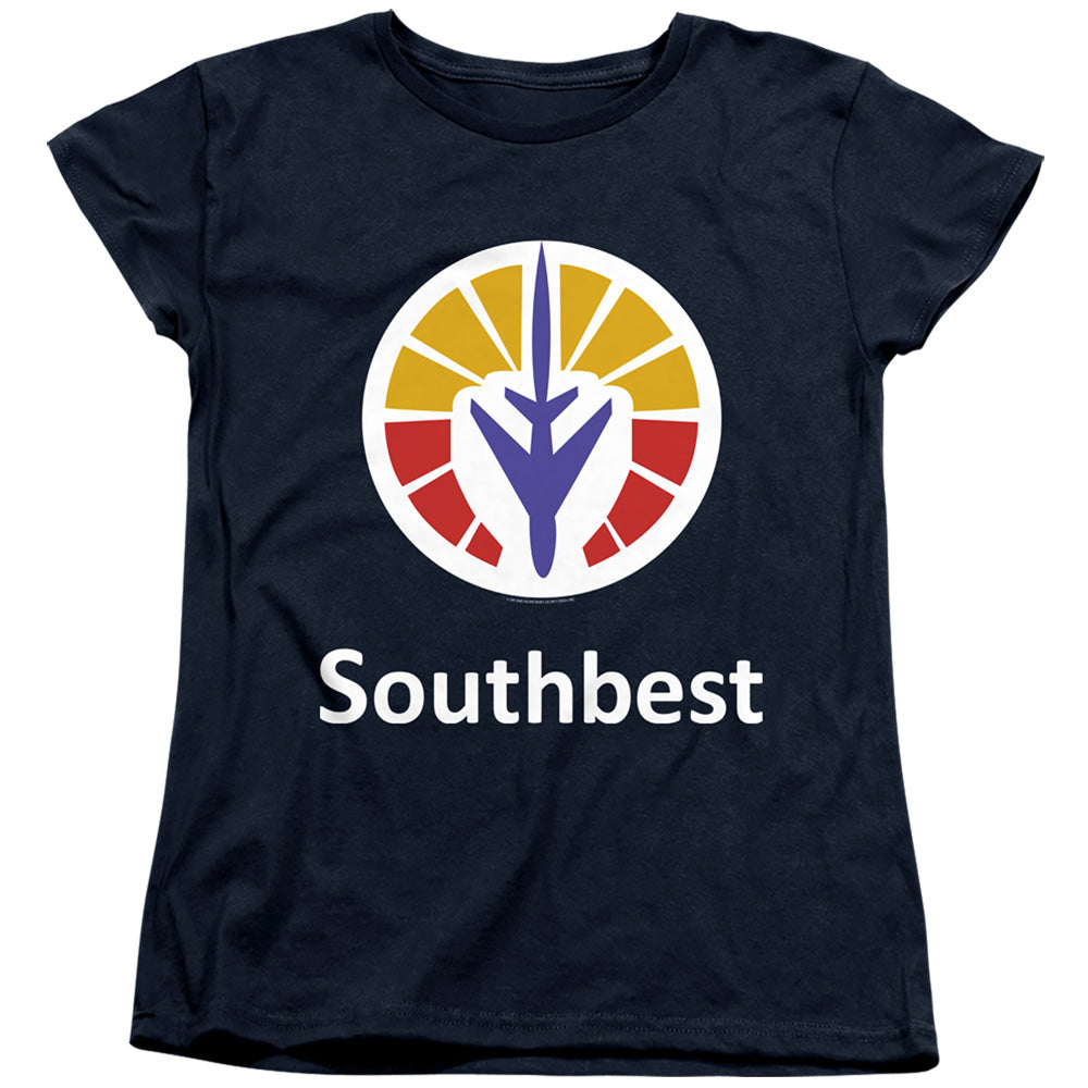 Jay and Silent Bob South Best Womens T Shirt Navy Blue