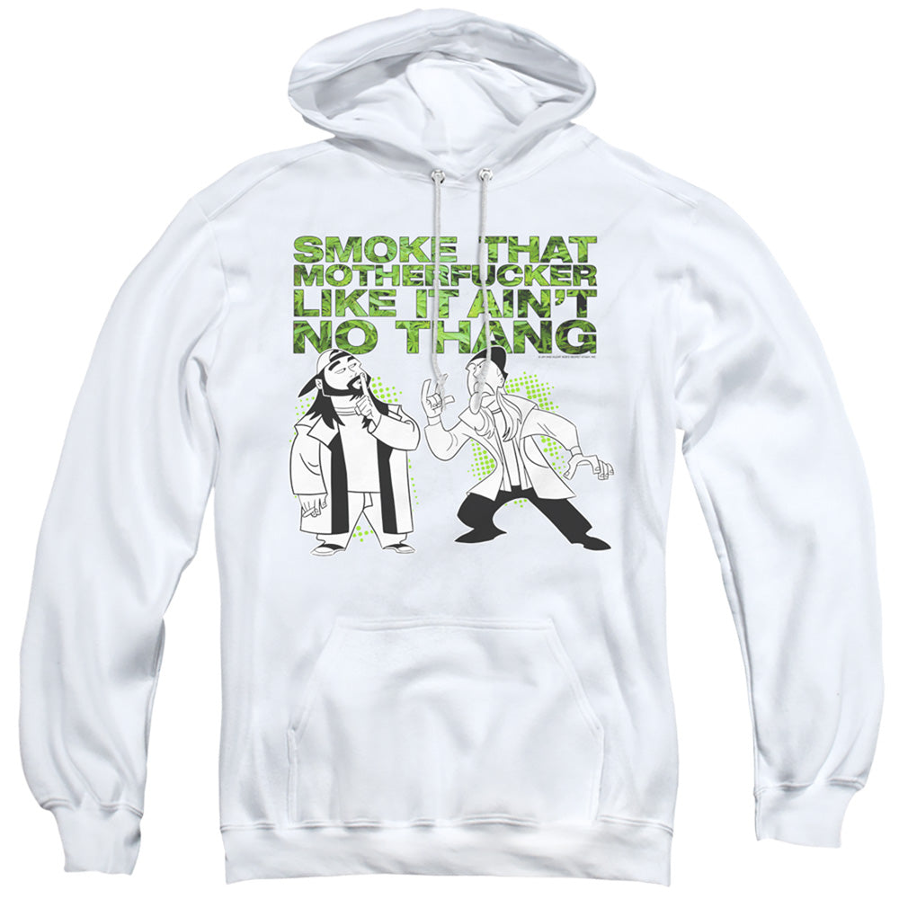 Jay and Silent Bob Oke Mens Hoodie White