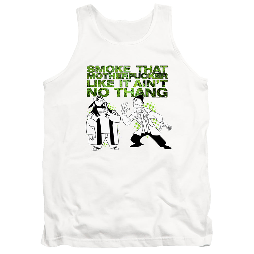 Jay and Silent Bob Oke Mens Tank Top Shirt White