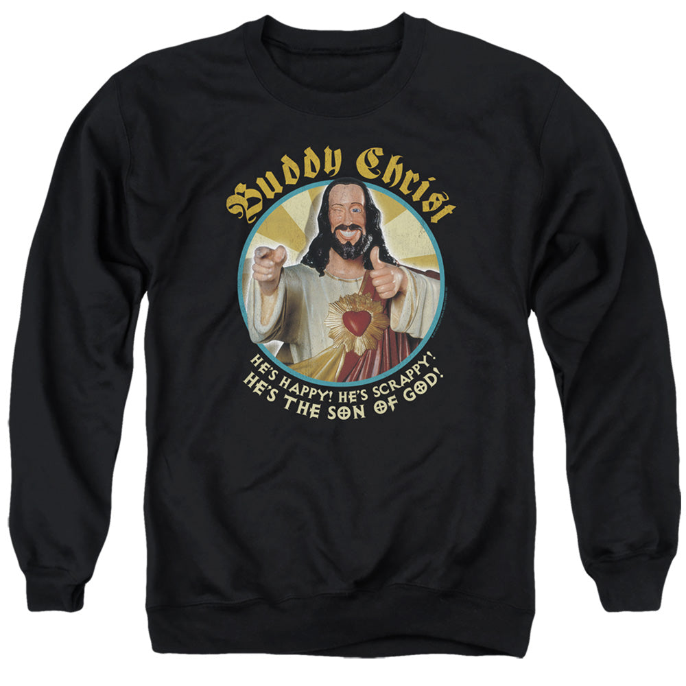 Jay and Silent Bob Buddy Christ Mens Crewneck Sweatshirt Black