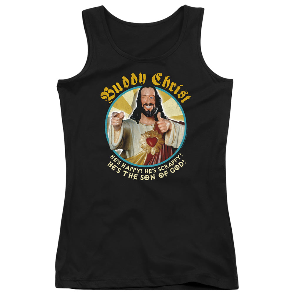 Jay and Silent Bob Buddy Christ Womens Tank Top Shirt Black