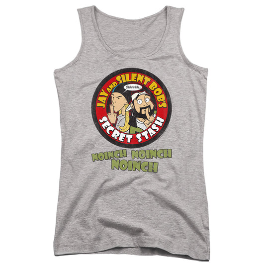 Jay and Silent Bob Shhhhh Womens Tank Top Shirt Athletic Heather