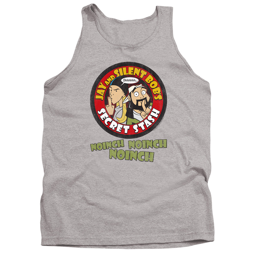 Jay and Silent Bob Shhhhh Mens Tank Top Shirt Athletic Heather