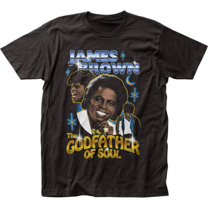 James Brown 90’s Style Mens T Shirt Black