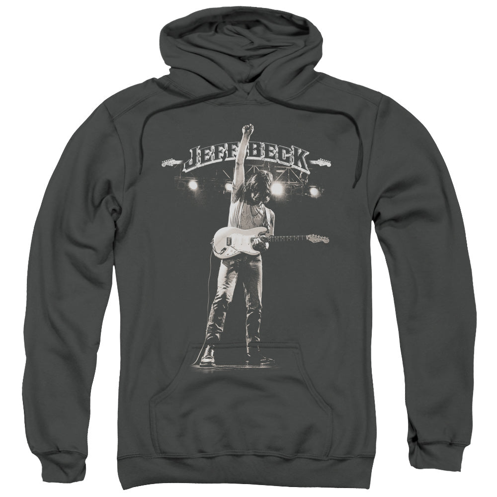 Jeff Beck Guitar God Mens Hoodie Charcoal