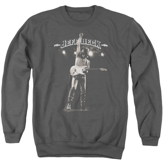 Jeff Beck Guitar God Mens Crewneck Sweatshirt Charcoal