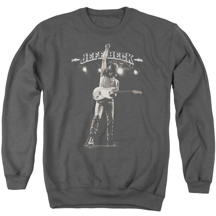 Jeff Beck Guitar God Mens Crewneck Sweatshirt Charcoal