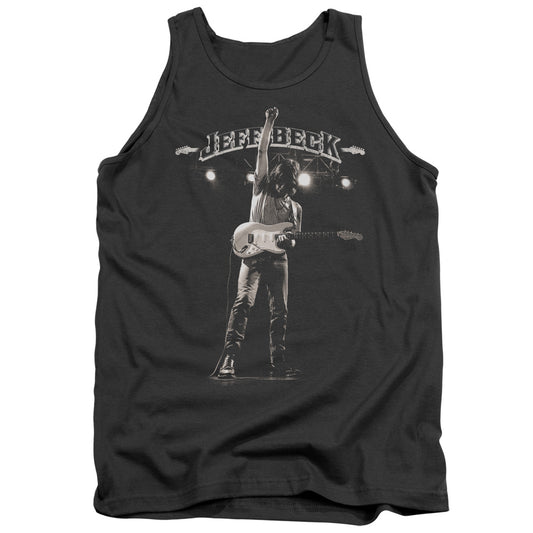 Jeff Beck Guitar God Mens Tank Top Shirt Charcoal