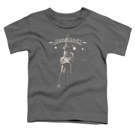 Jeff Beck Guitar God Toddler Kids Youth T Shirt Charcoal